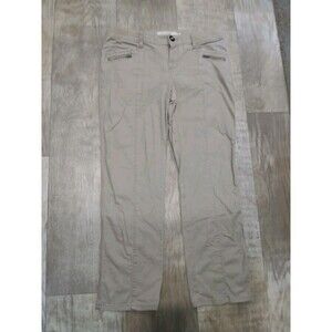 Sonoma Women's Mid Rise Straight Leg Khaki Pants Sz 12P  Hiking Outdoors